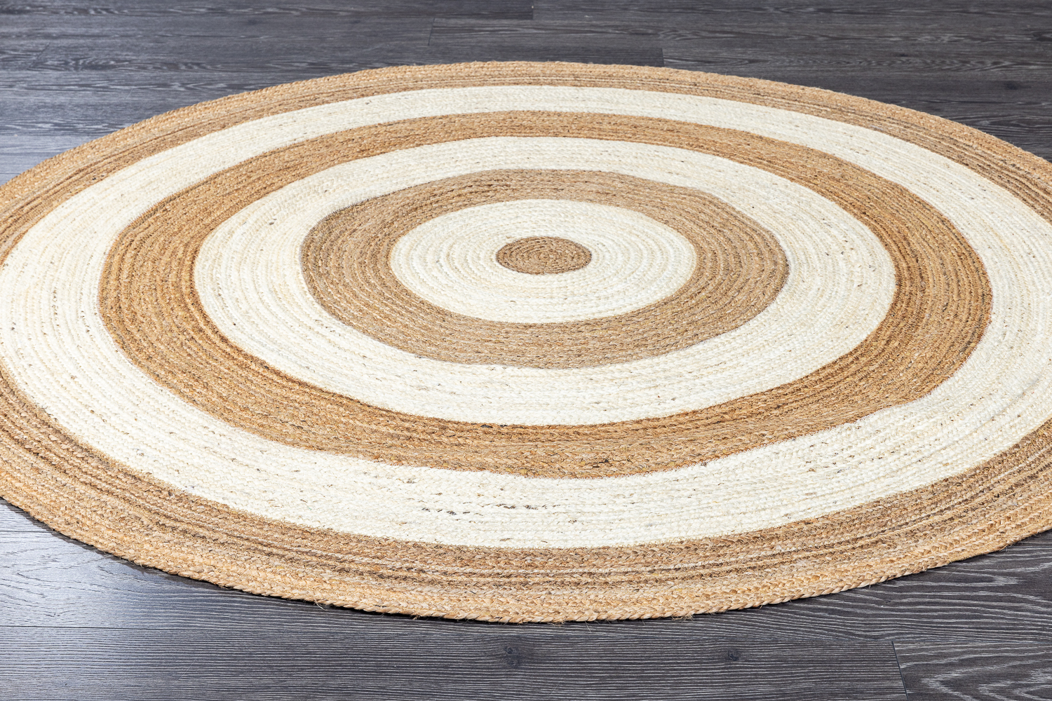 Индийский ковер из джута «JUTE» NAT-CHAMP(Round)
