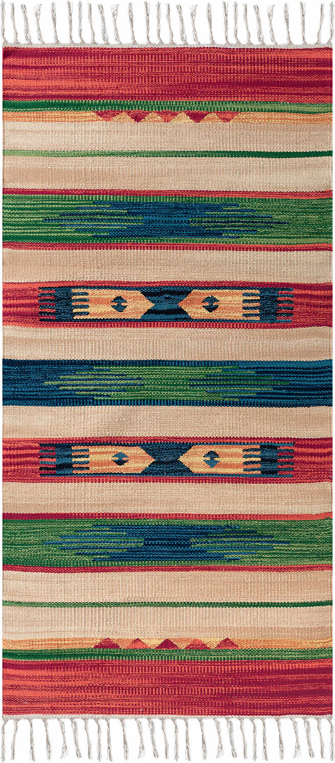 Индийский ковер из хлопка «KILIM COTTON» CT31-MIX