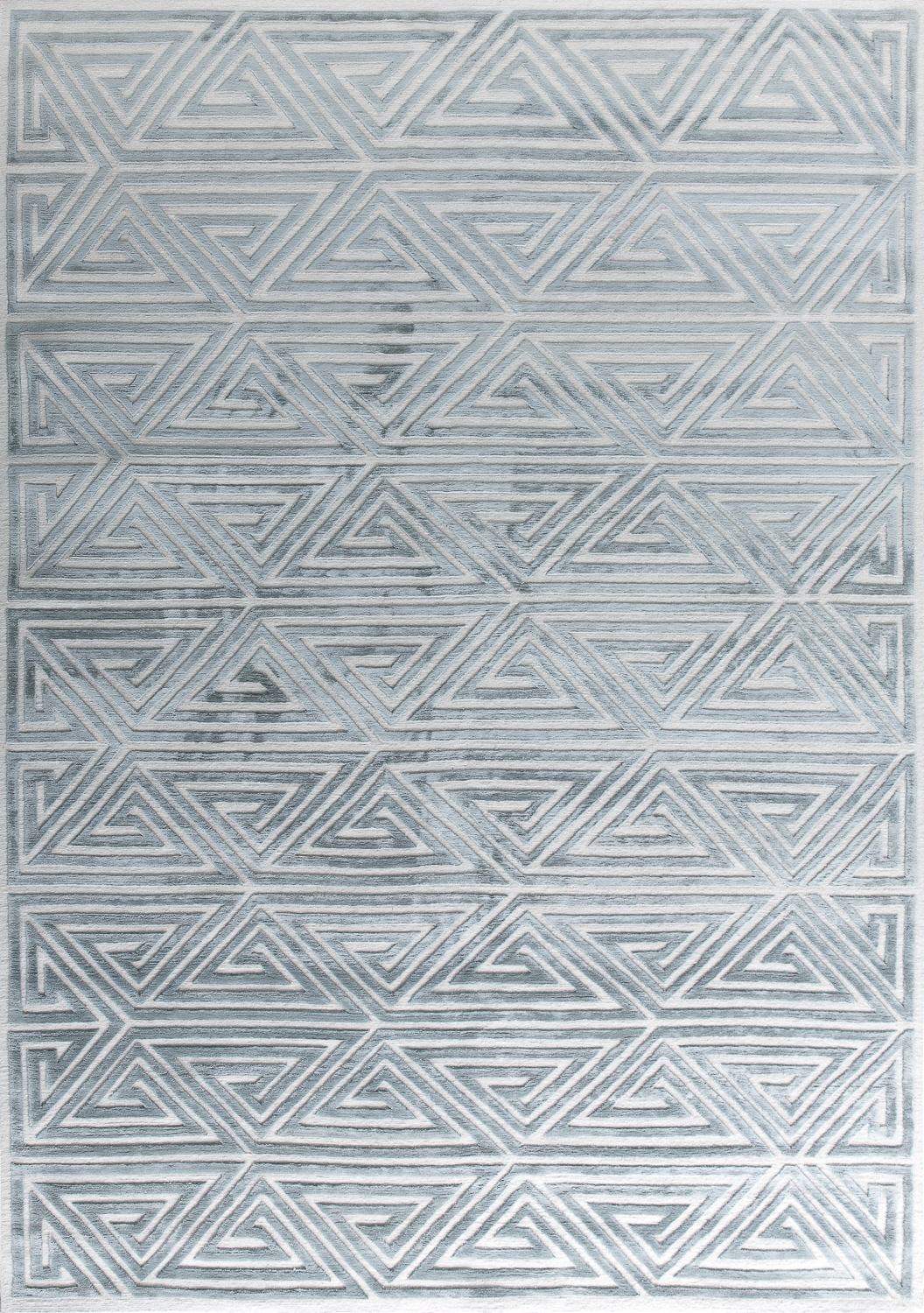 Непальский ковер из шерсти и шёлка «ART DECO RUGS» 147312-35-BLEACH-WHT SM-3