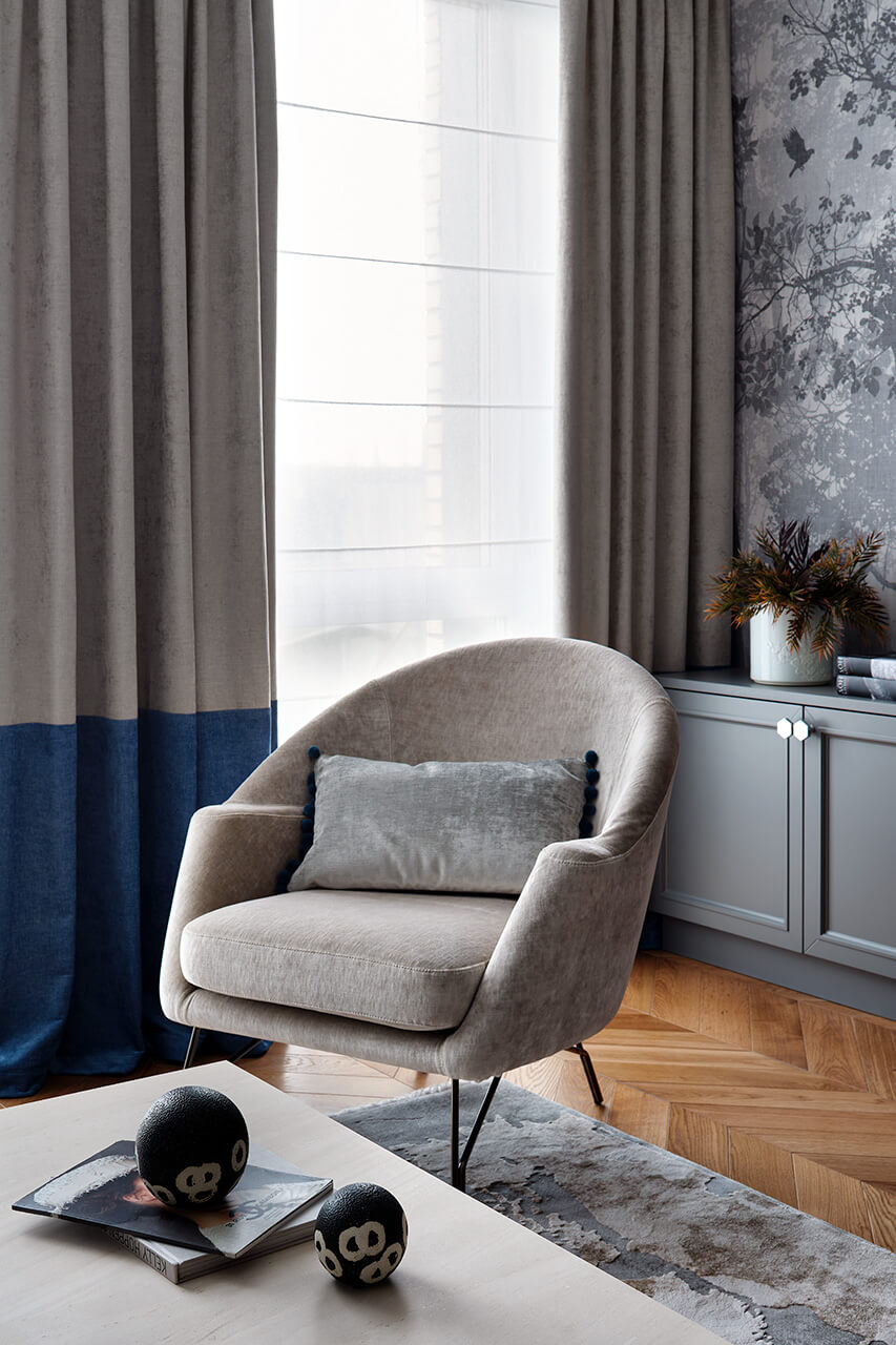 Квартира в стиле современной классики 112 м² в Москве