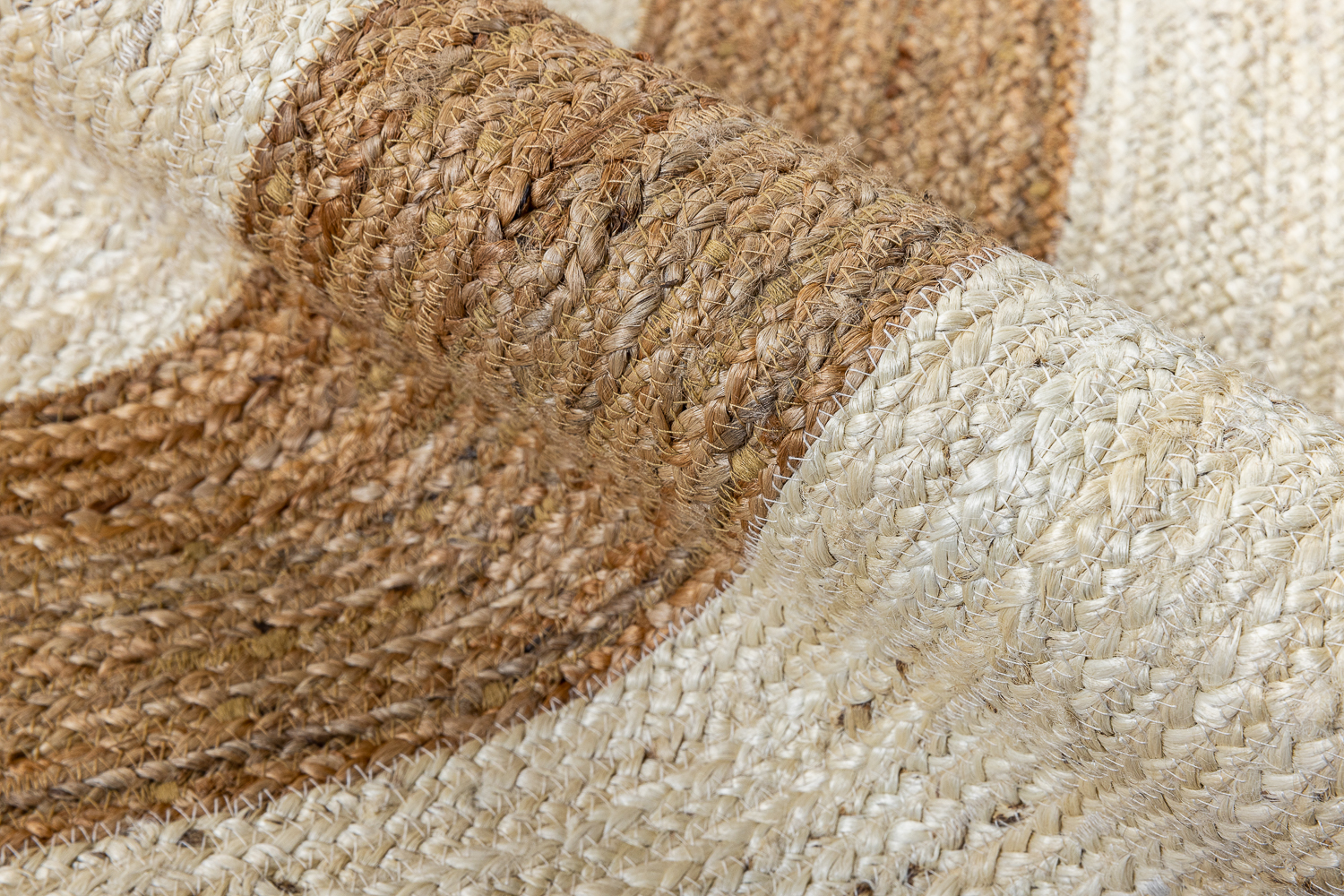 Индийский ковер из джута «JUTE» NAT-CHAMP(Round)