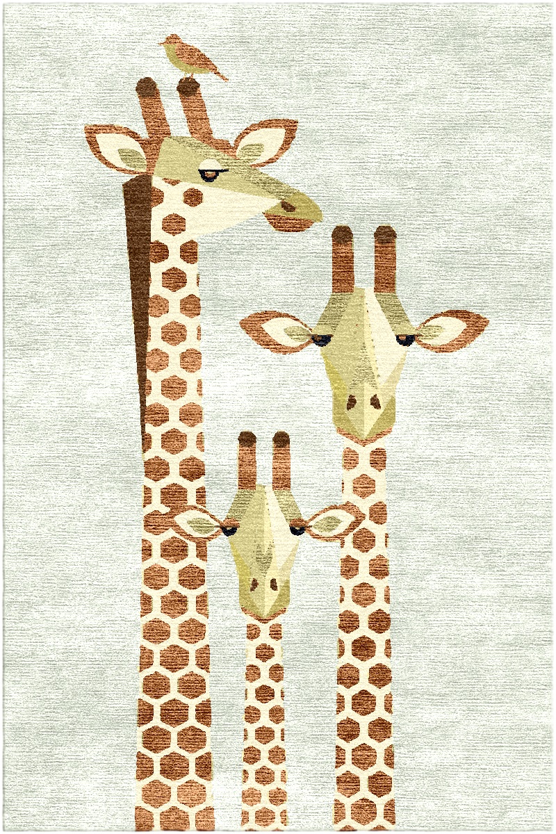 Индийский ковер из арт-шёлка и шерсти «ART DE VIVRE KIDS» Kids rugs Cod.09