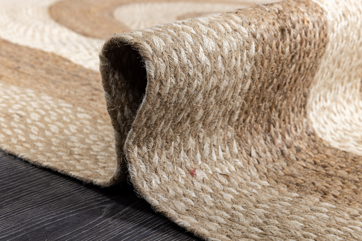 Индийский ковер из джута «JUTE» NAT-BEIGE(Oval)