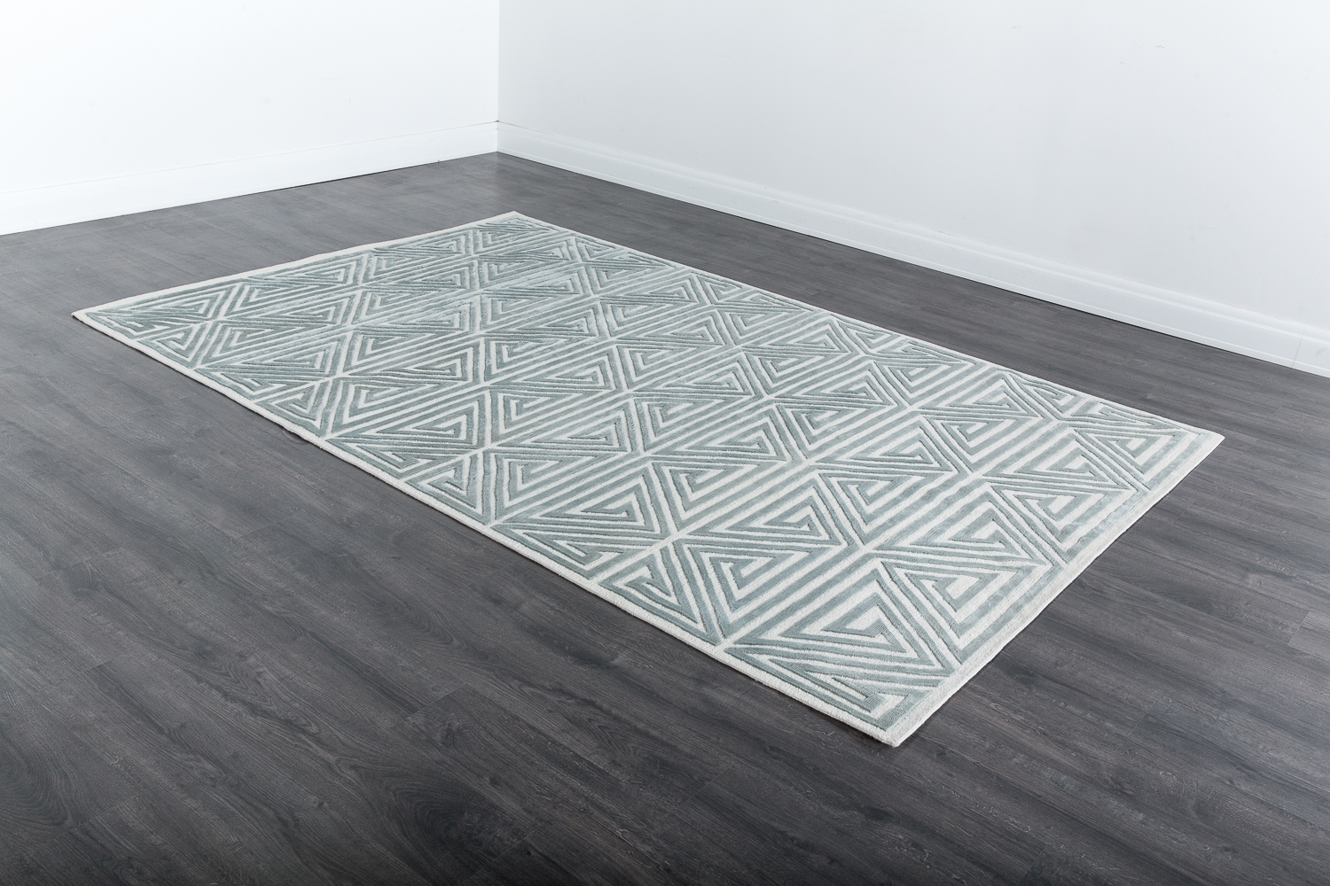 Непальский ковер из шерсти и шёлка «ART DECO RUGS» 147312-35-BLEACH-WHT SM-3