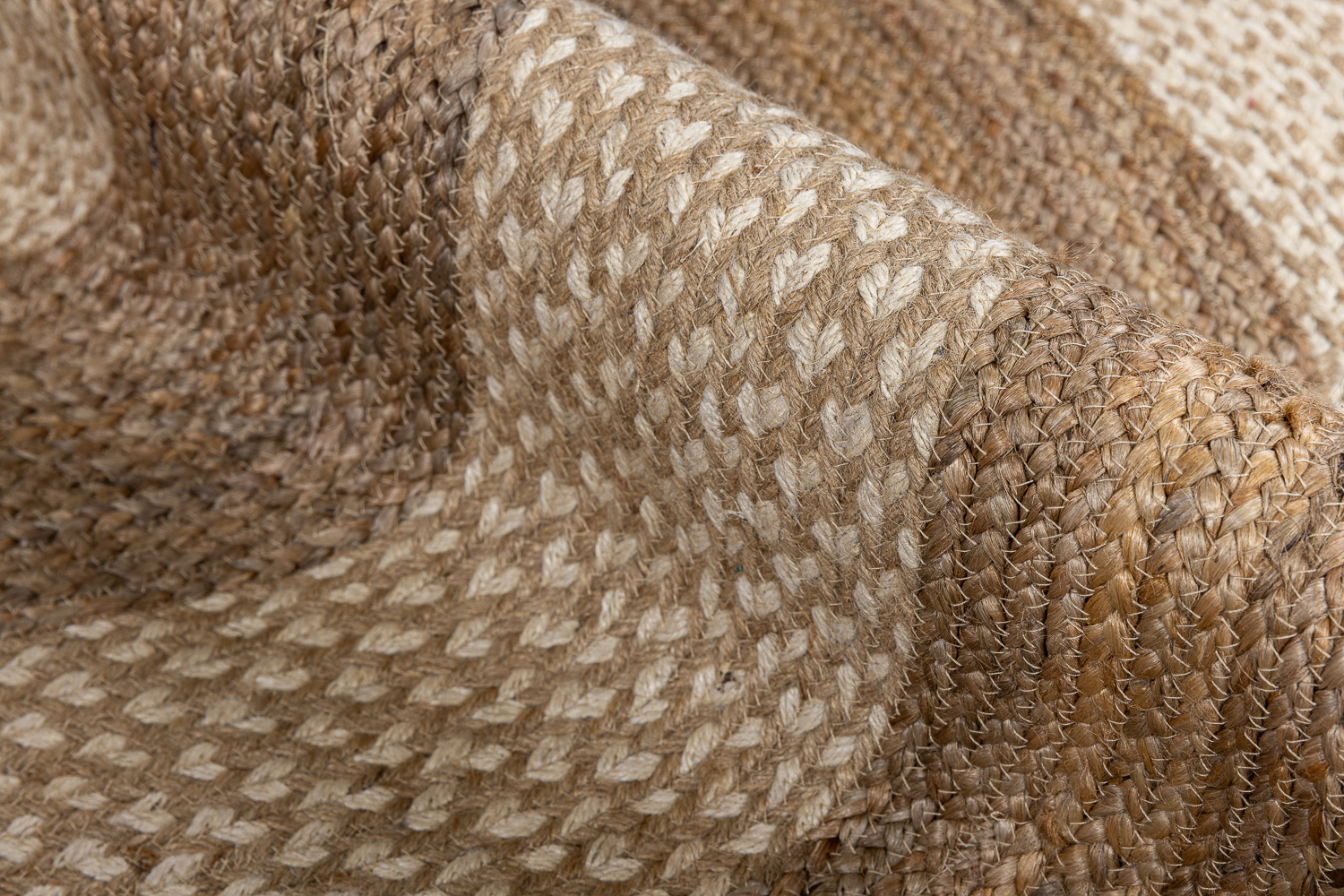Индийский ковер из джута «JUTE» NAT-BEIGE(Oval)