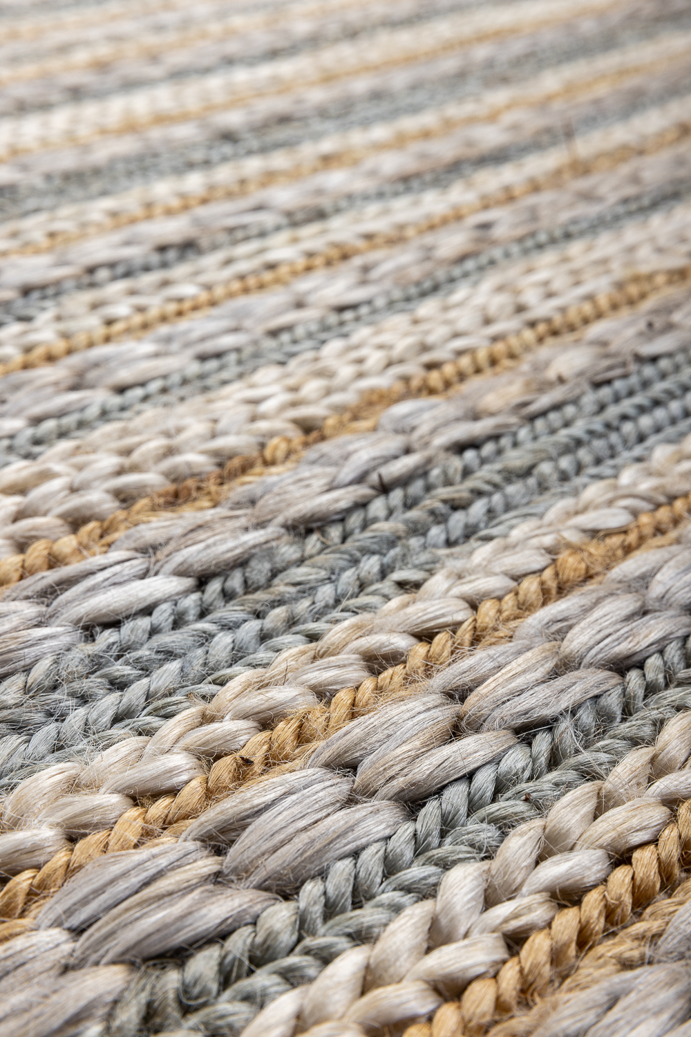 Индийский ковер из джута «JUTE MODERN» NATURAL-SILVER