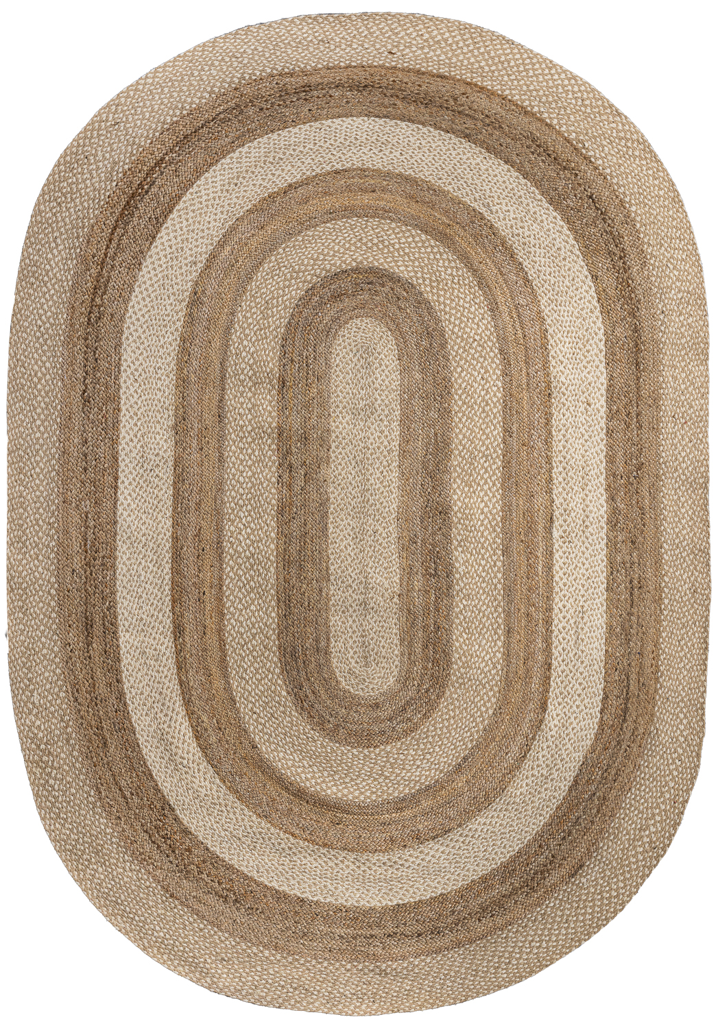 Индийский ковер из джута «JUTE» NAT-BEIGE(Oval)