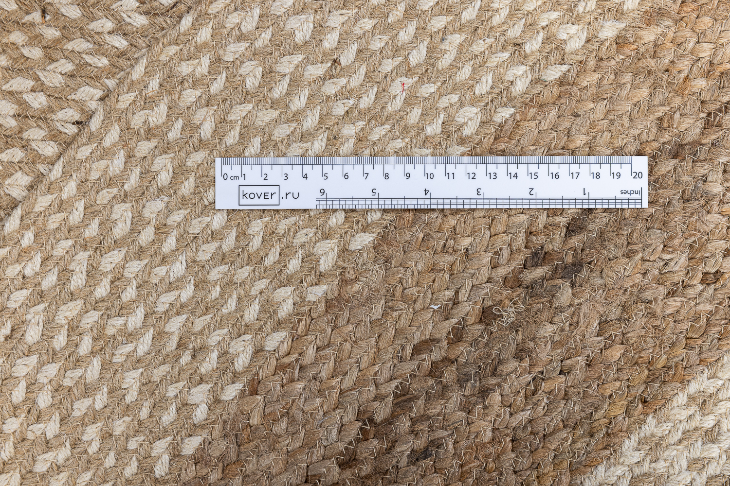 Индийский ковер из джута «JUTE» NAT-BEIGE(Oval)