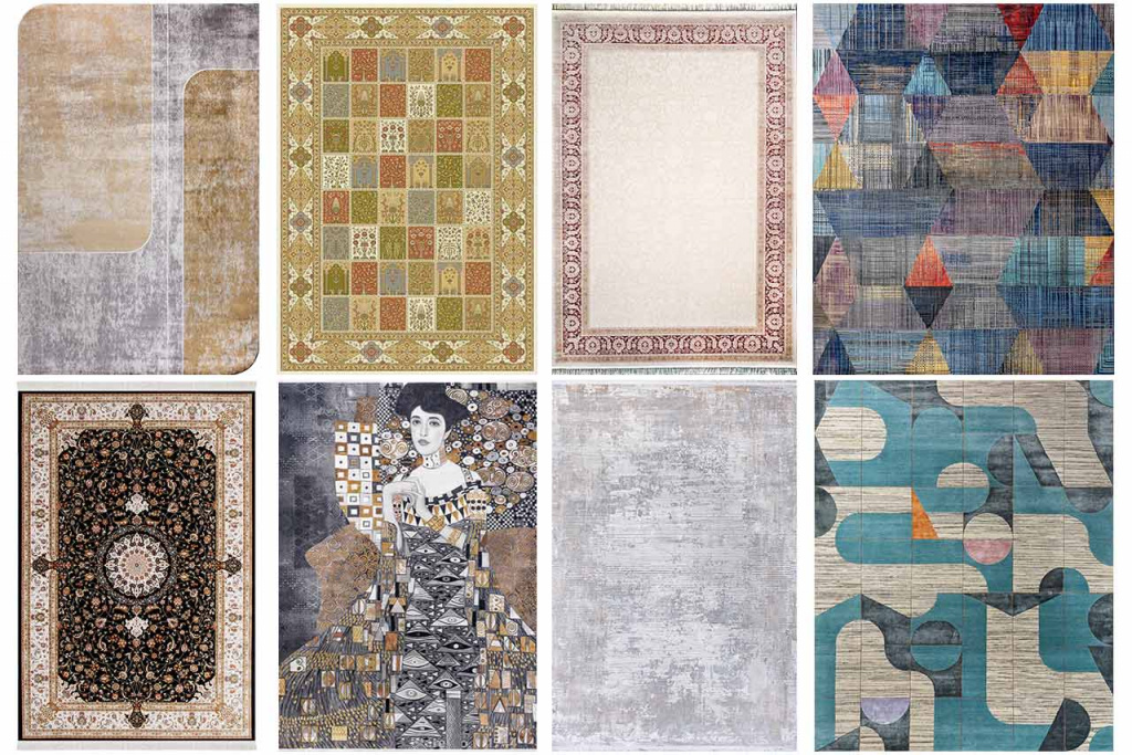 Примеры ковров из бамбукового шелка в каталоге Kover.ru