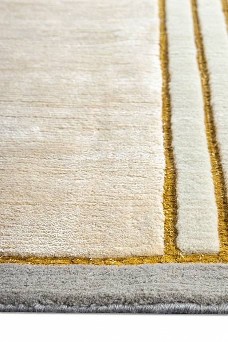 Индийский ковер из арт-шёлка и шерсти «CARTIE COLLECTION» LUX2-MULTI