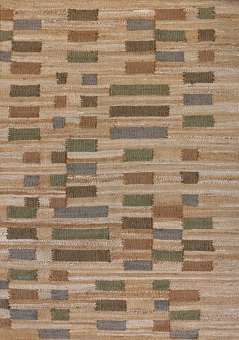 Индийский ковер из джута «JUTE» 1563-LT.BRN-N.WHITE-G.RUST