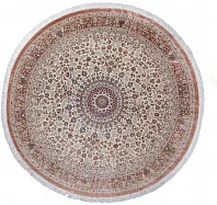 Иранский ковер из шёлка «QUM MM IR» 12-383-IR(Round) 1