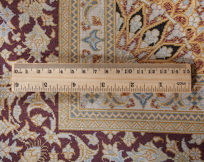 Иранский ковёр из шёлка «QOM» 12-578-IR