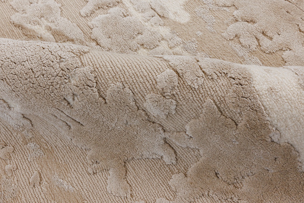Индийский ковер из шерсти, шёлка и хлопка «CHARME NOMAD» DD24-831-BEIGE 4