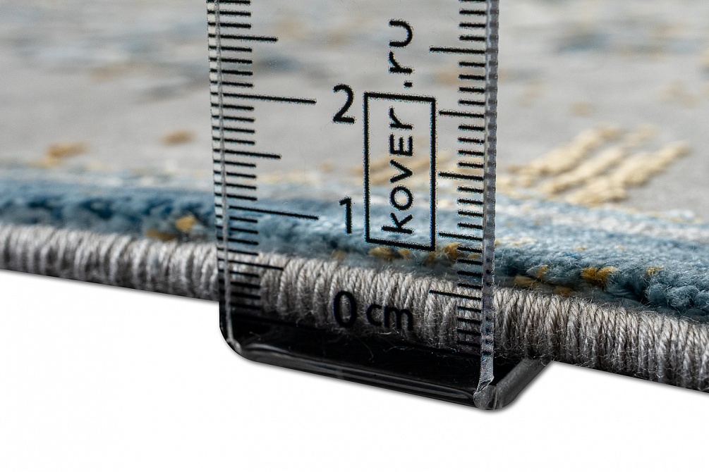 Турецкий ковер из эвкалиптового шёлка и акрила «VERSAİLLES PALACE» 5991A-LGRY-DBLU 7