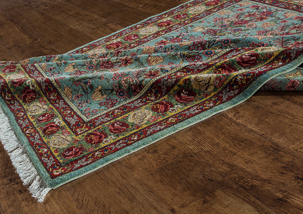 Иранский ковёр из шерсти и шёлка «SENEH» 11-462-IR