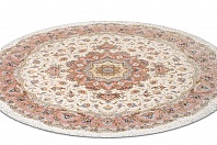 Иранский ковер из шерсти и шёлка «TABRIZ 40» 7-392-IR(Round) 2