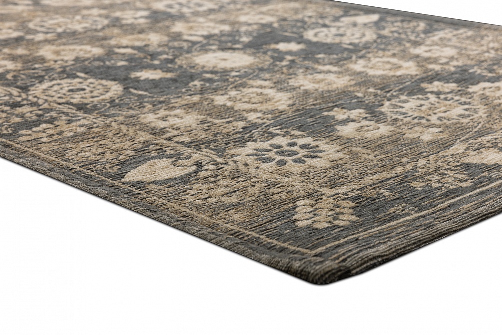 Бельгийский ковер из вискозы, акрила и хлопка «ELEGANT TAPESTRY» YENTEL-8281-GRY