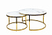 Кофейный столик Goldy Marble (набор из 2-х штук)
