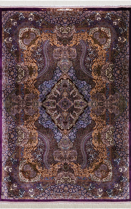 Иранский ковер из шёлка «QOM» 14-266/S-IR