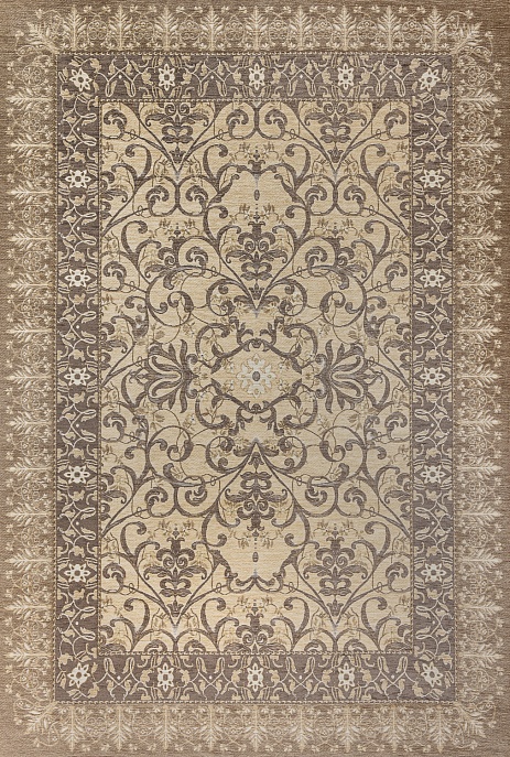 Бельгийский ковер из вискозы, акрила и хлопка «ELEGANT TAPESTRY» DIORA-BRN-7814