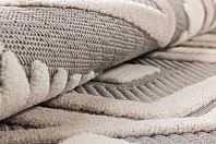 Турецкий ковер из полиэстера и хлопка «ALMOND» A005E-D.GREY-CREAM 4