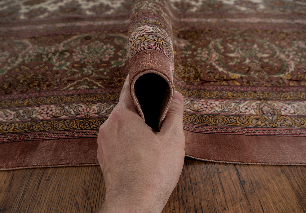 Иранский ковёр из шёлка «QOM» 14-367-IR KAZEMI