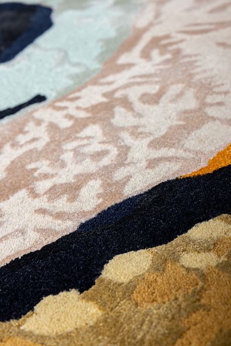 Индийский ковер из шерсти, арт-шёлка и хлопка «Art de Vivre by DETALI» design Irina Popova «ПРО СОН»