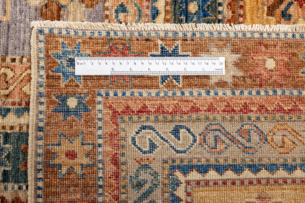 Пакистанский ковер из шерсти «KAZAK ROYAL» 232583-GREY-GLD 9