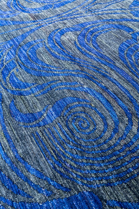 Пакистанский ковер из шерсти «LIBERTY A/B 10/10» 938-CHR-BLU