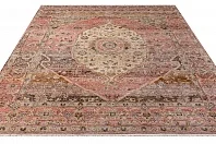 Индийский ковер из шерсти и хлопка «SOMEPLACE IN TIME» EA3008-APRICOT-O.MANDARIN 2