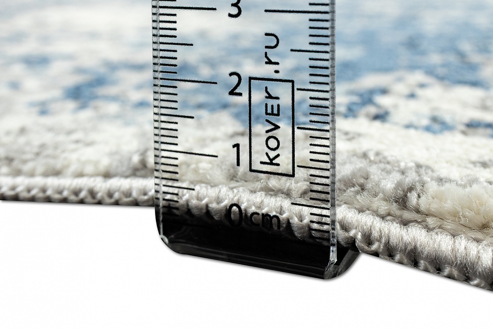 Турецкий ковер из полипропилена и полиэстера «AXEL» 8693-CRE-BLU(Runner)