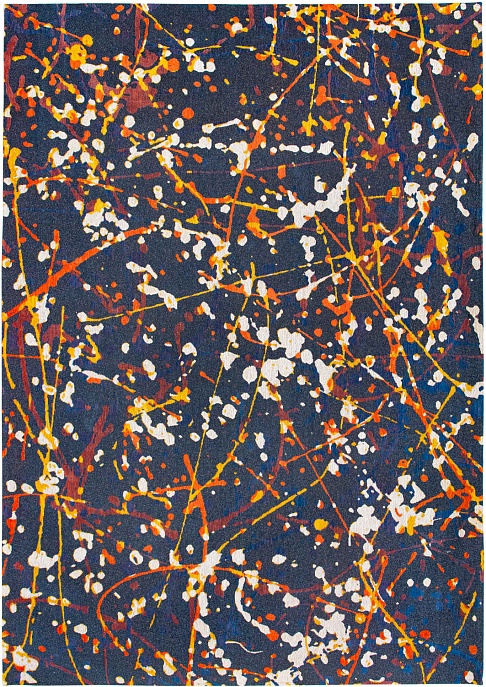 Бельгийский ковер из хлопка «GALLERY» 9220-ABSTRACT BLUE