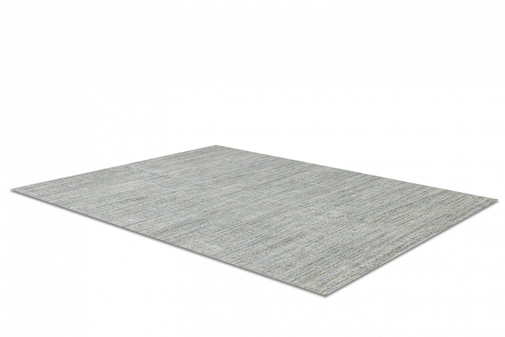 Индийский ковер из арт-шёлка и шерсти «DJOTTO» BFE-SILVER-BLUE