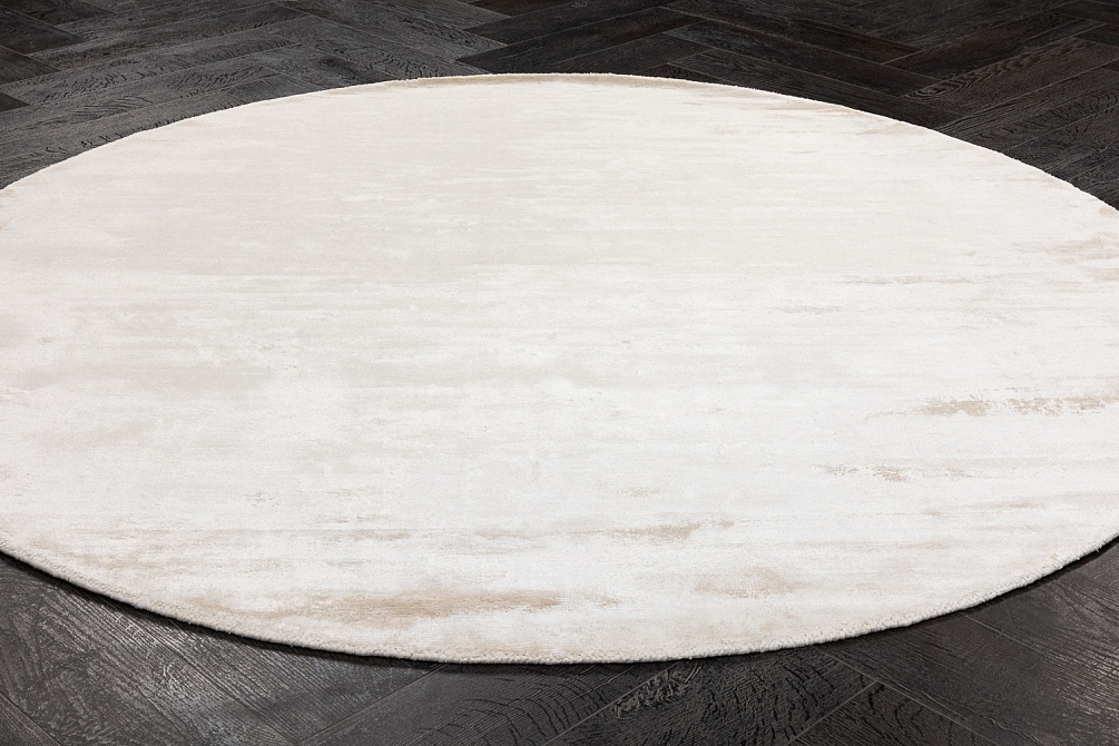 Индийский ковер из шёлка «SILK VEIL» PLAIN-G099(Round)