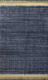 Индийский ковер из арт-шёлка и шерсти «ORITO» OTO05-RAVEN 1