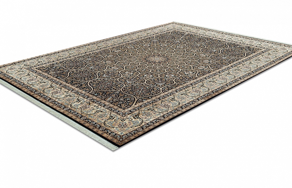 Иранский ковер из шерсти и шёлка «ISFAHAN IR» 14-206-IR