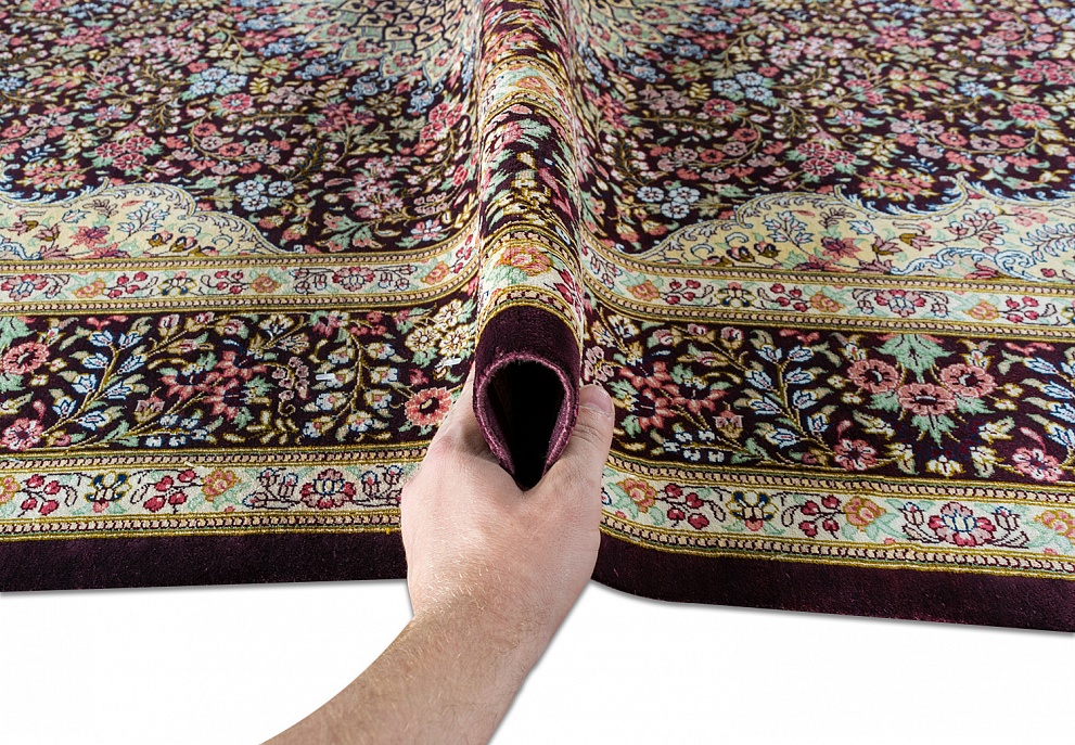 Иранский ковер из шёлка «QUM MM IR» 14-238-IR SHIRAZI 7