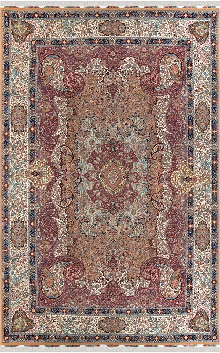 Иранский ковер из шерсти и шёлка «ISFAHAN IR» 155-89694-IR