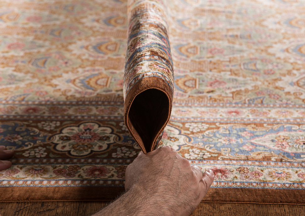 Иранский ковёр из шёлка «GHOUM-SEIDE» 801-63-IR
