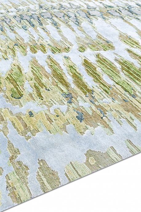 Индийский ковер из шёлка и шерсти «HOLLYWOOD ART» M218-GREEN