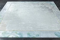 Индийский ковер из арт-шёлка «FLORA BORDER» BORDERCOD.16-MLT 2