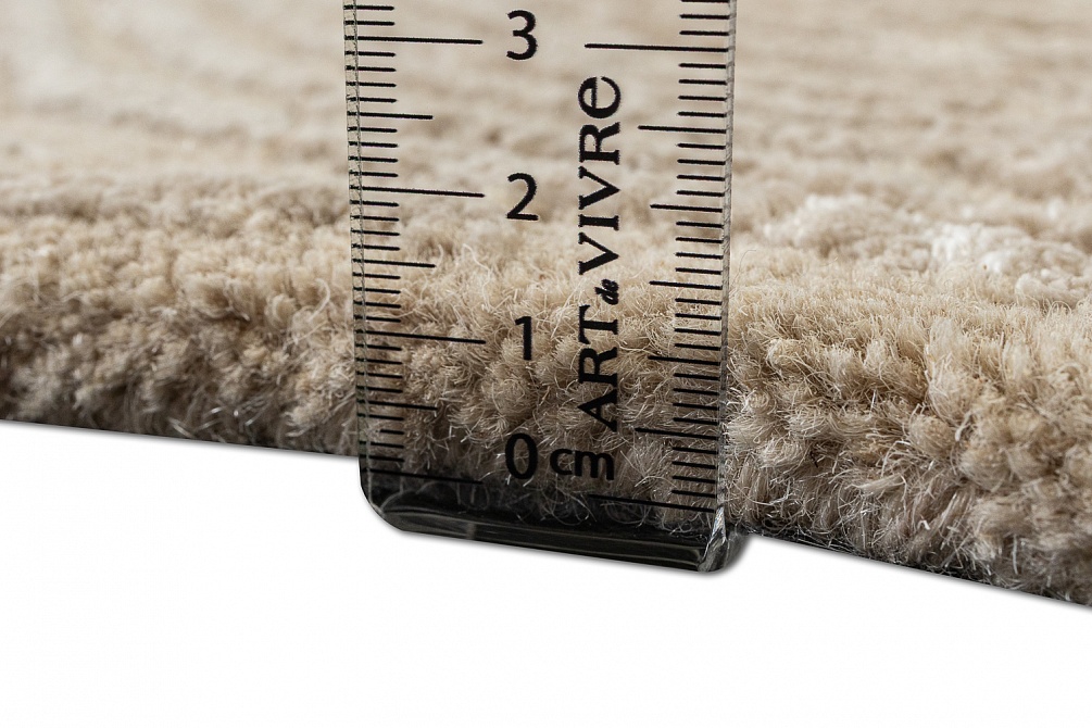 Индийский ковер из шерсти и эвкалиптового шёлка «VELVET MIRAGE» SYNC NEUTRAL 7