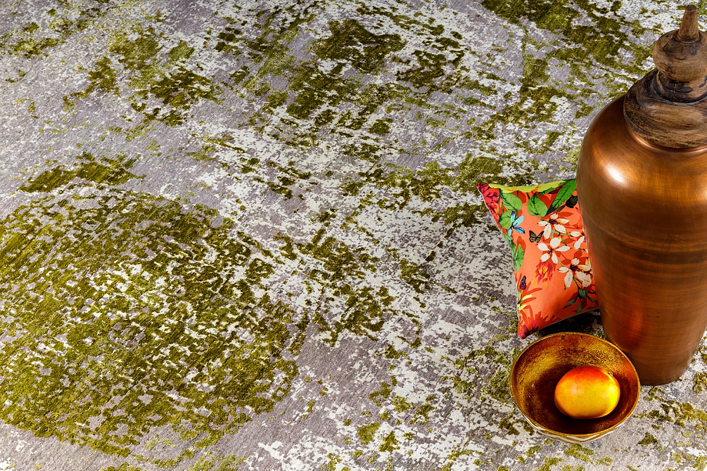 Индийский ковер из шерсти и шёлка «WEST HOLLYWOOD» PJ23554-GREEN 13