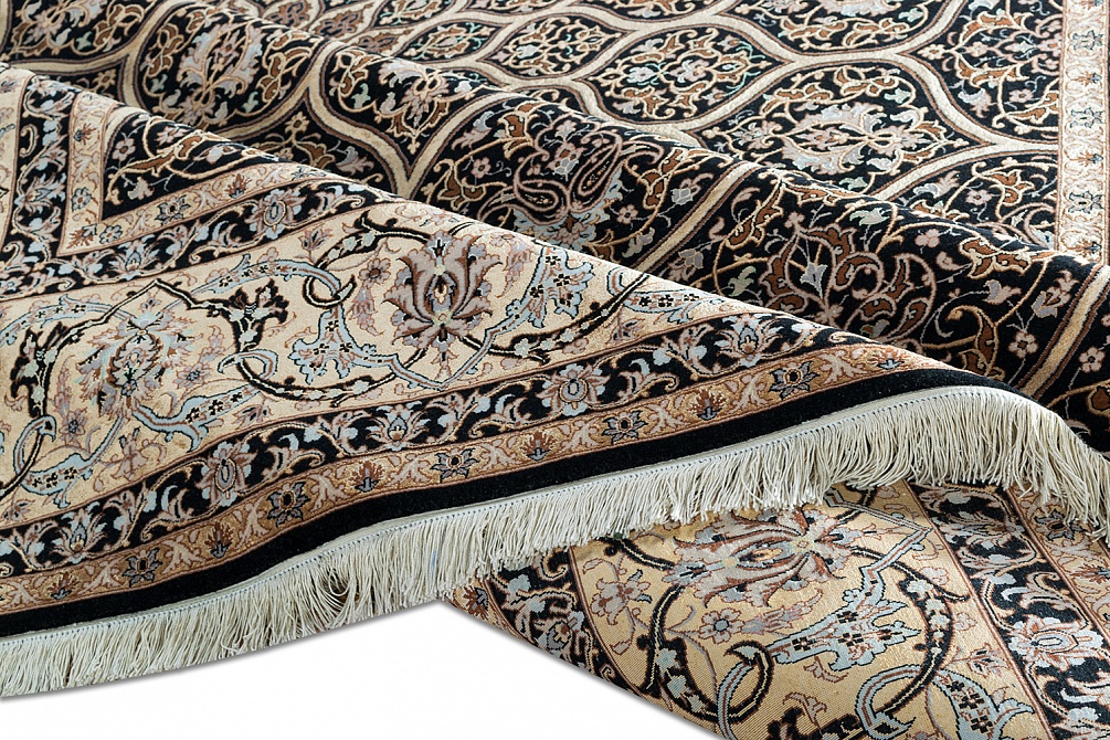 Иранский ковер из шерсти и шёлка «ISFAHAN IR» 14-206-IR