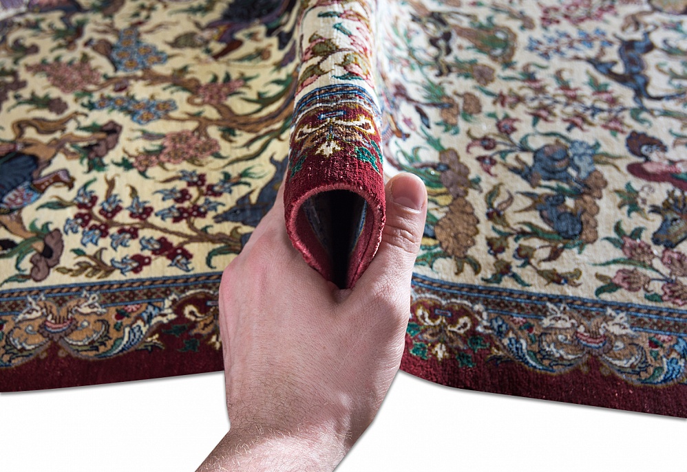 Иранский ковер из шёлка «QOM» 11-418-IR