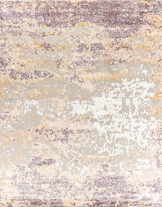 Индийский ковер из арт-шёлка, шерсти и хлопка «CHROME GOLD» 2-MULTI