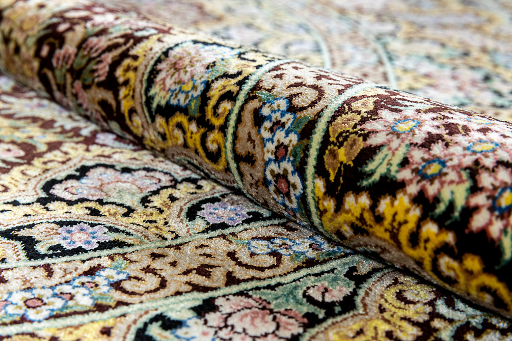 Иранский ковёр из шёлка «QOM» 14-263-IR