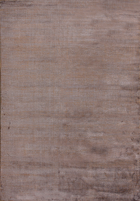 Индийский ковер из шерсти и арт-шёлка «MURUGAN» PLAIN-BRN-RUS-D04/A032