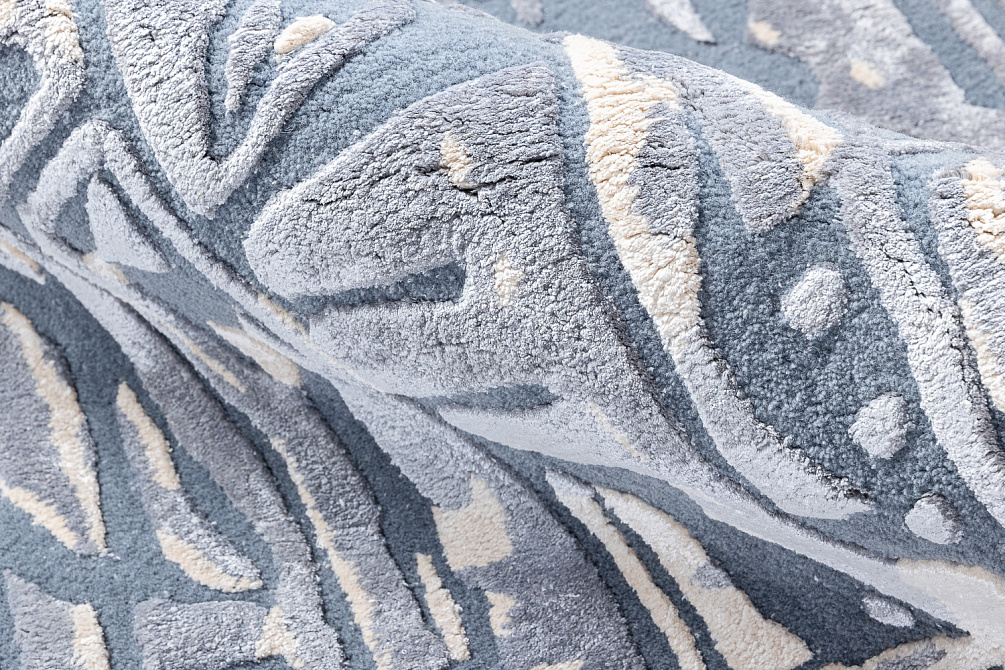 Индийский ковёр из шерсти и арт-шёлка «Art de Vivre by DETALI» design Elena Lushkina «RELIEF-1»